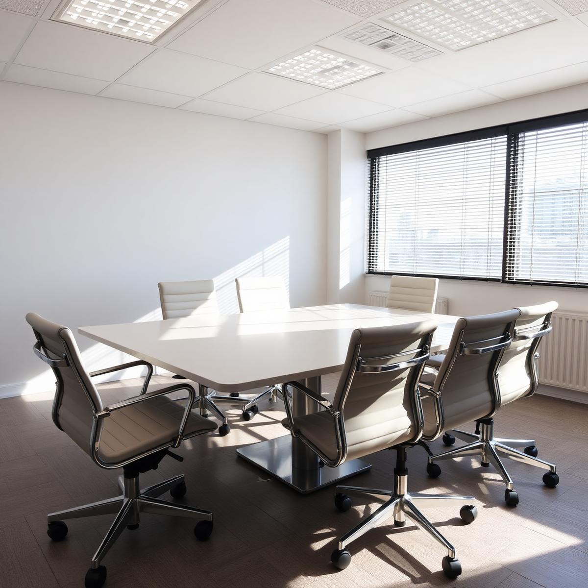 Clean, tidy conference room in a professional office